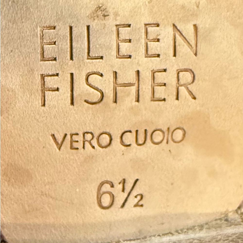 Eileen Fisher "Iris" Open Toe Wedge Sandals Women’s 6.5 - Picture 8 of 8